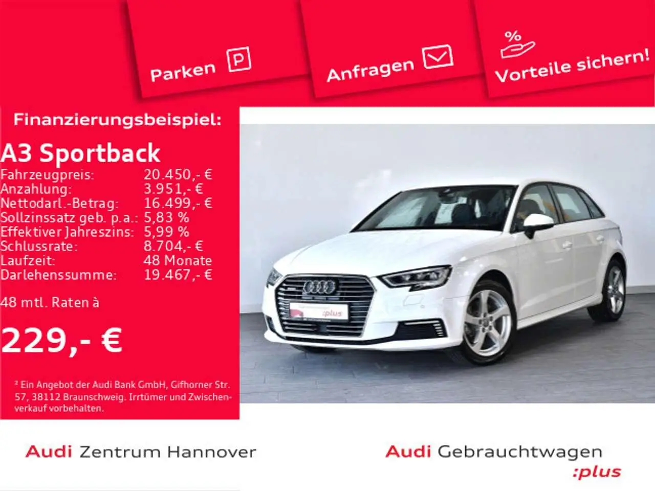 Photo 1 : Audi A3 2020 Hybrid