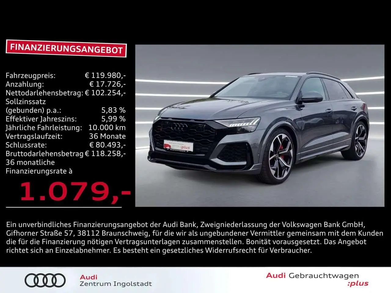 Photo 1 : Audi Rsq8 2023 Petrol