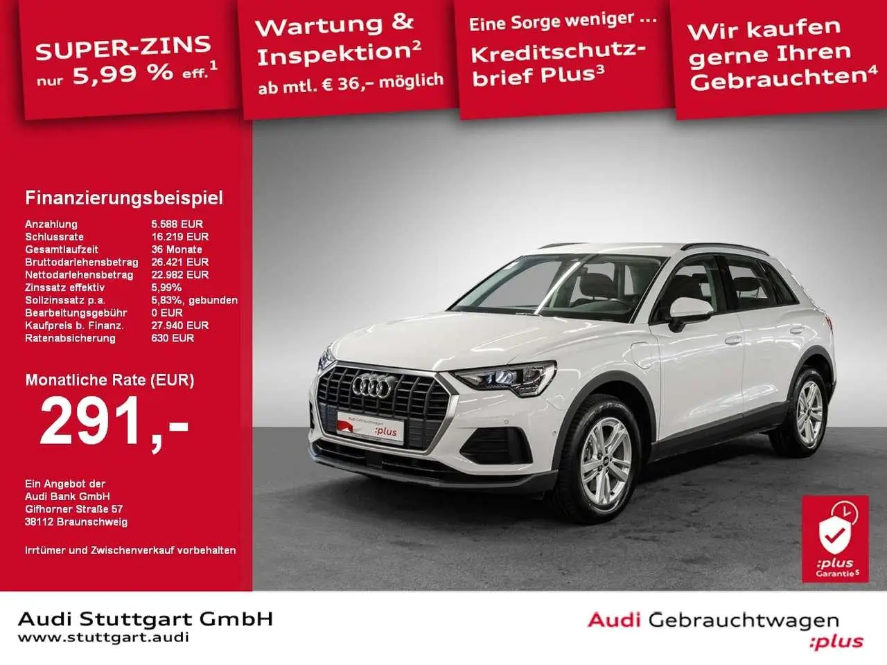 Photo 1 : Audi Q3 2021 Hybrid