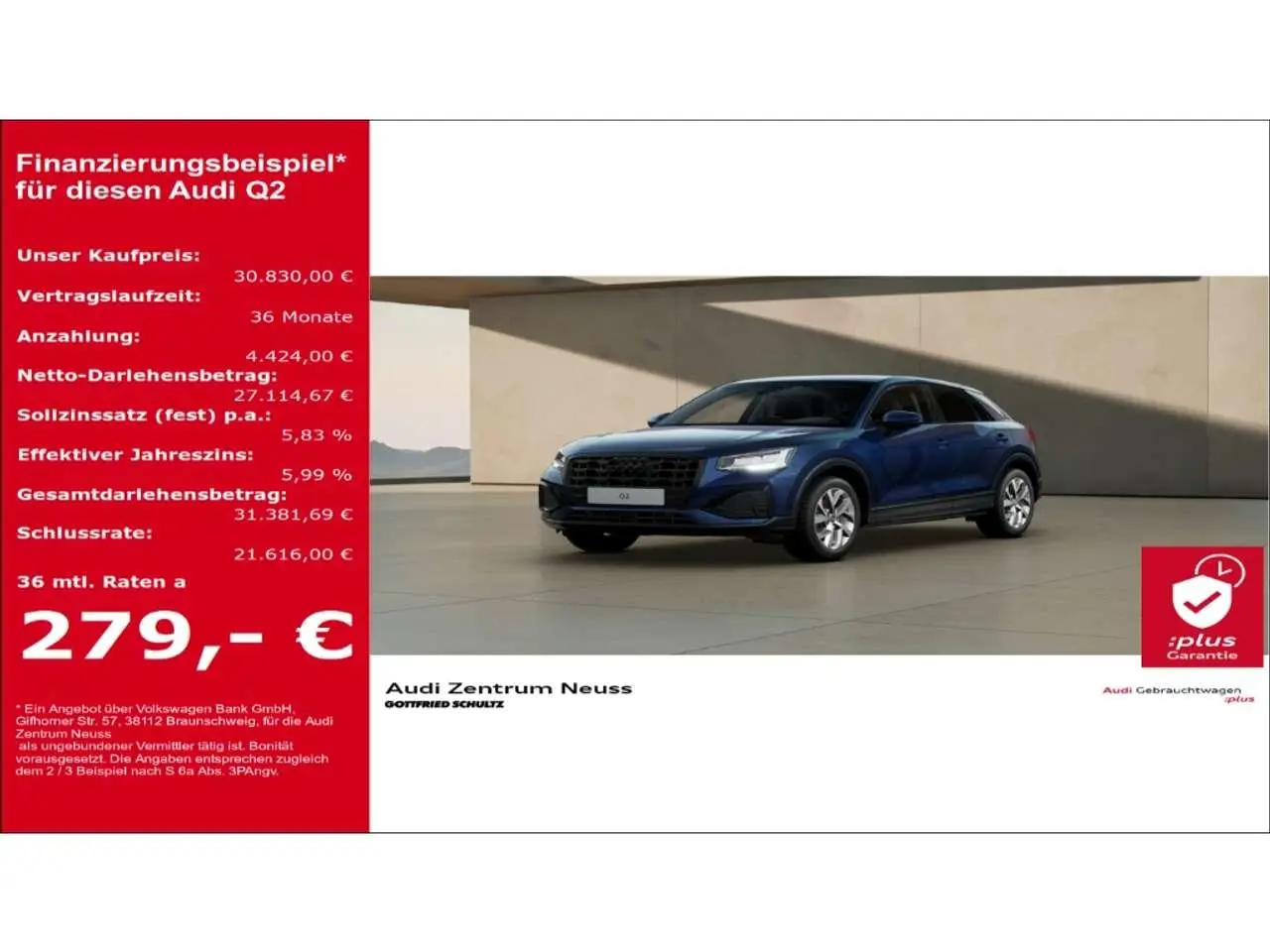 Photo 1 : Audi Q2 2024 Diesel