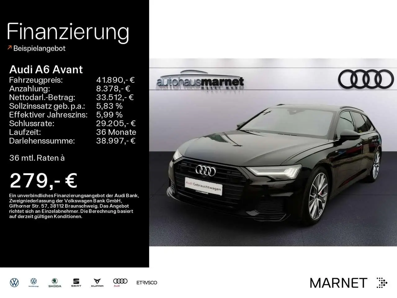 Photo 1 : Audi A6 2021 Hybride