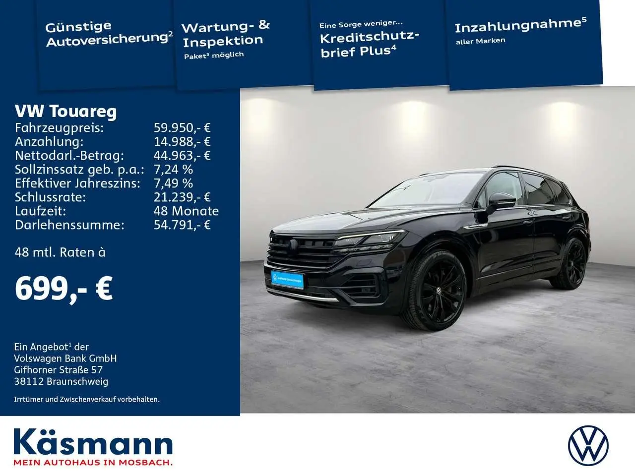 Photo 1 : Volkswagen Touareg 2020 Diesel