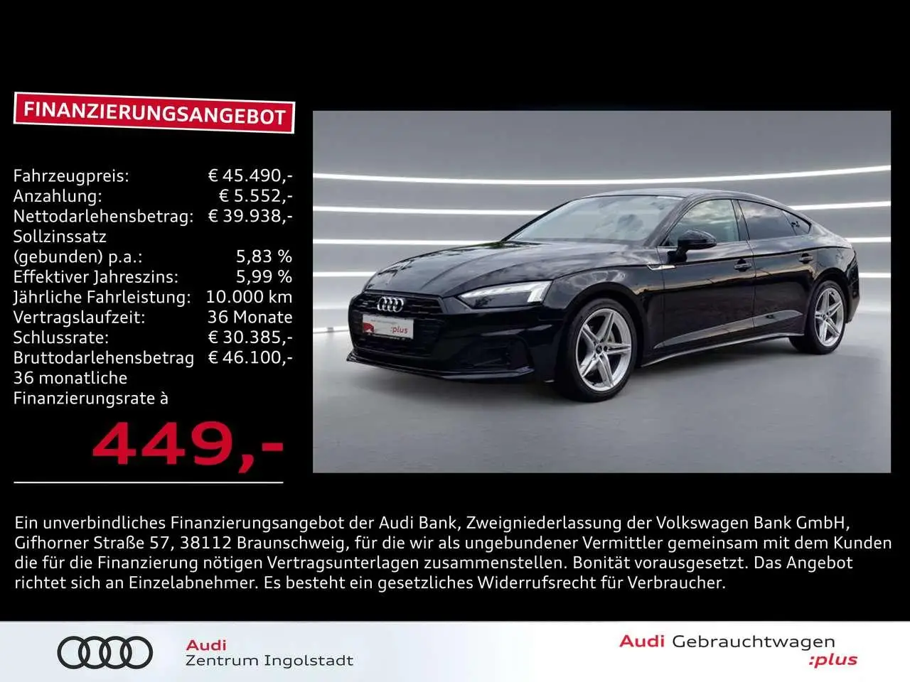 Photo 1 : Audi A5 2023 Diesel