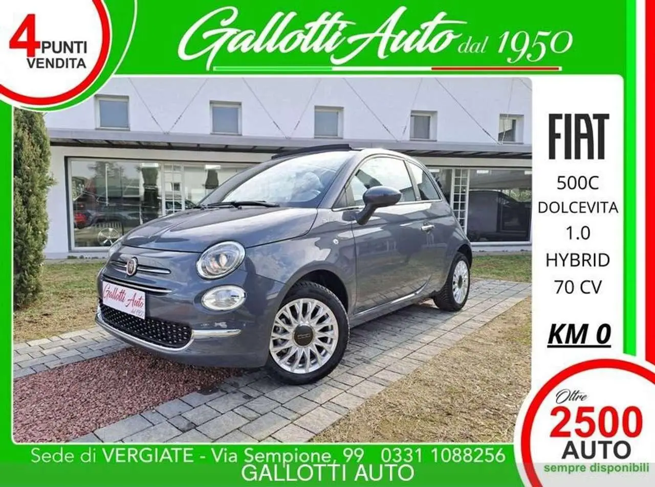 Photo 1 : Fiat 500c 2022 Hybrid