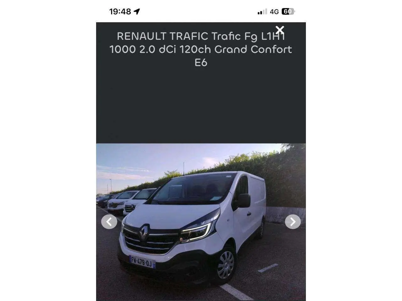 Photo 1 : Renault Trafic 2021 Diesel