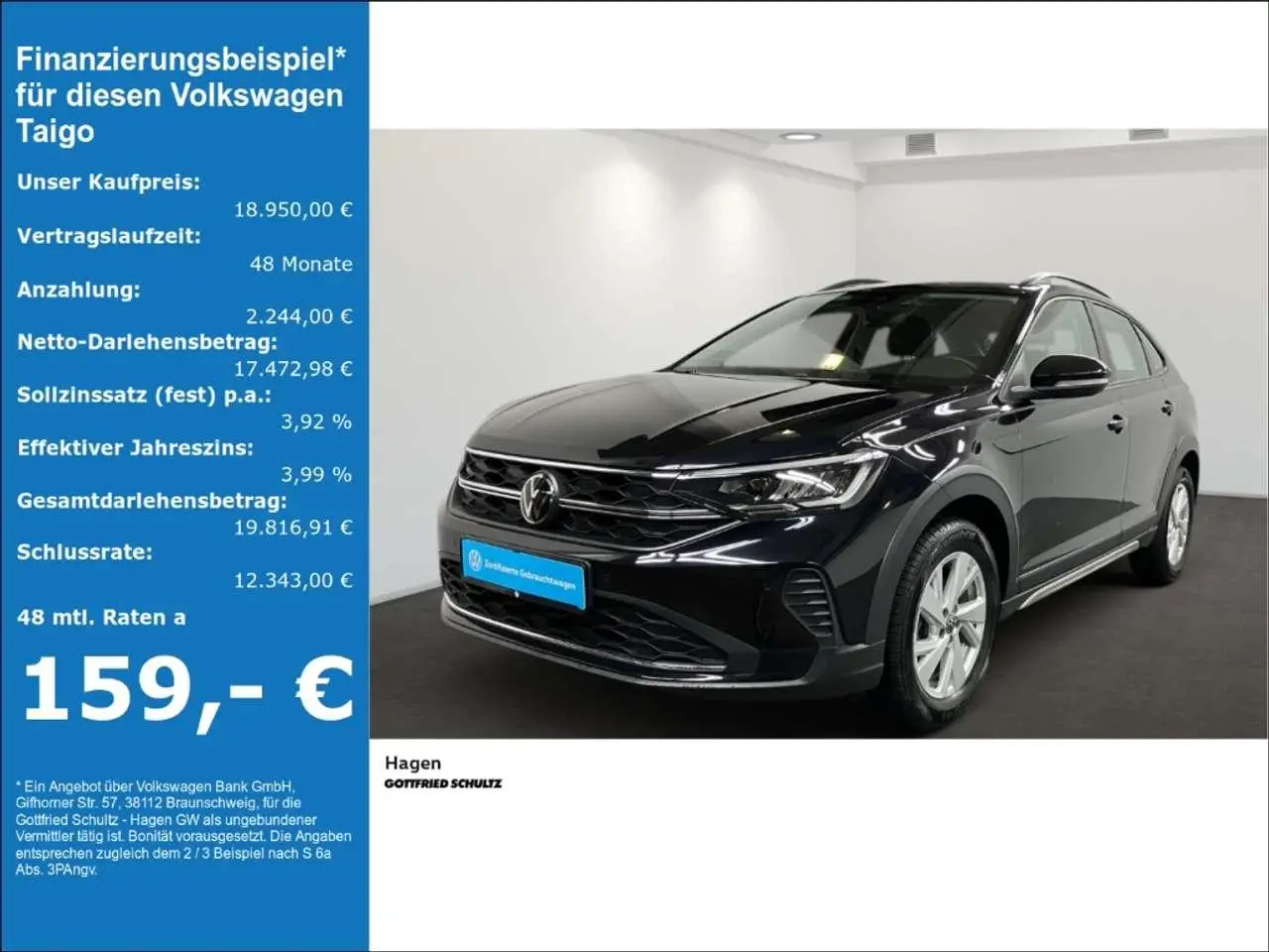 Photo 1 : Volkswagen Taigo 2023 Petrol