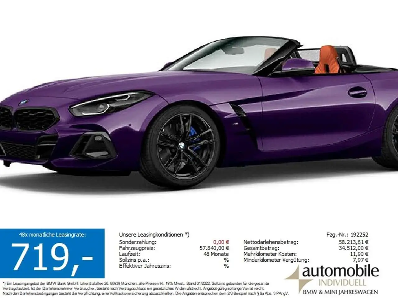 Photo 1 : Bmw Z4 2024 Petrol