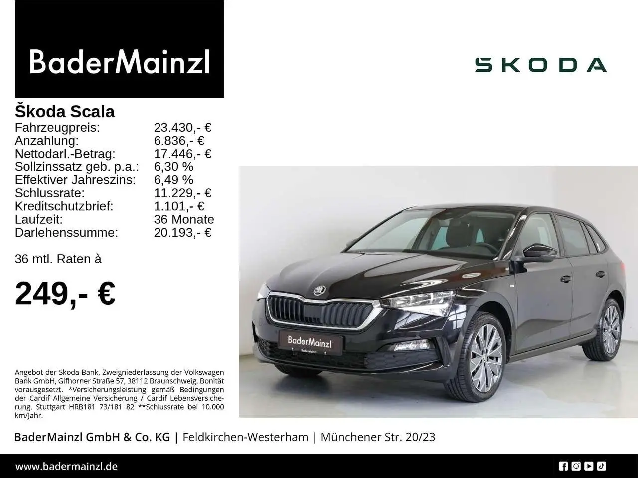 Photo 1 : Skoda Scala 2023 Petrol