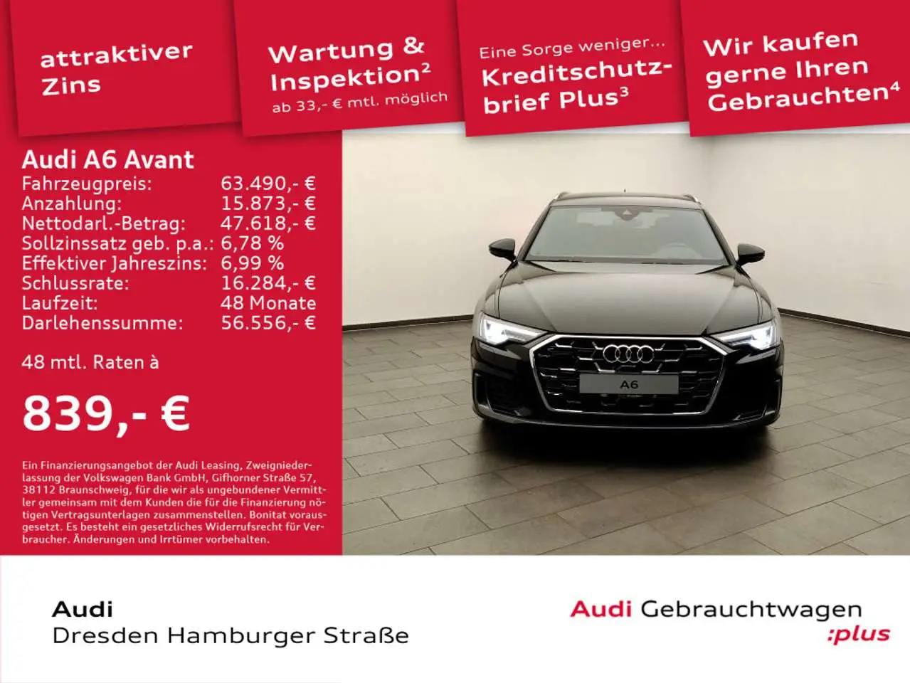 Photo 1 : Audi A6 2024 Hybride