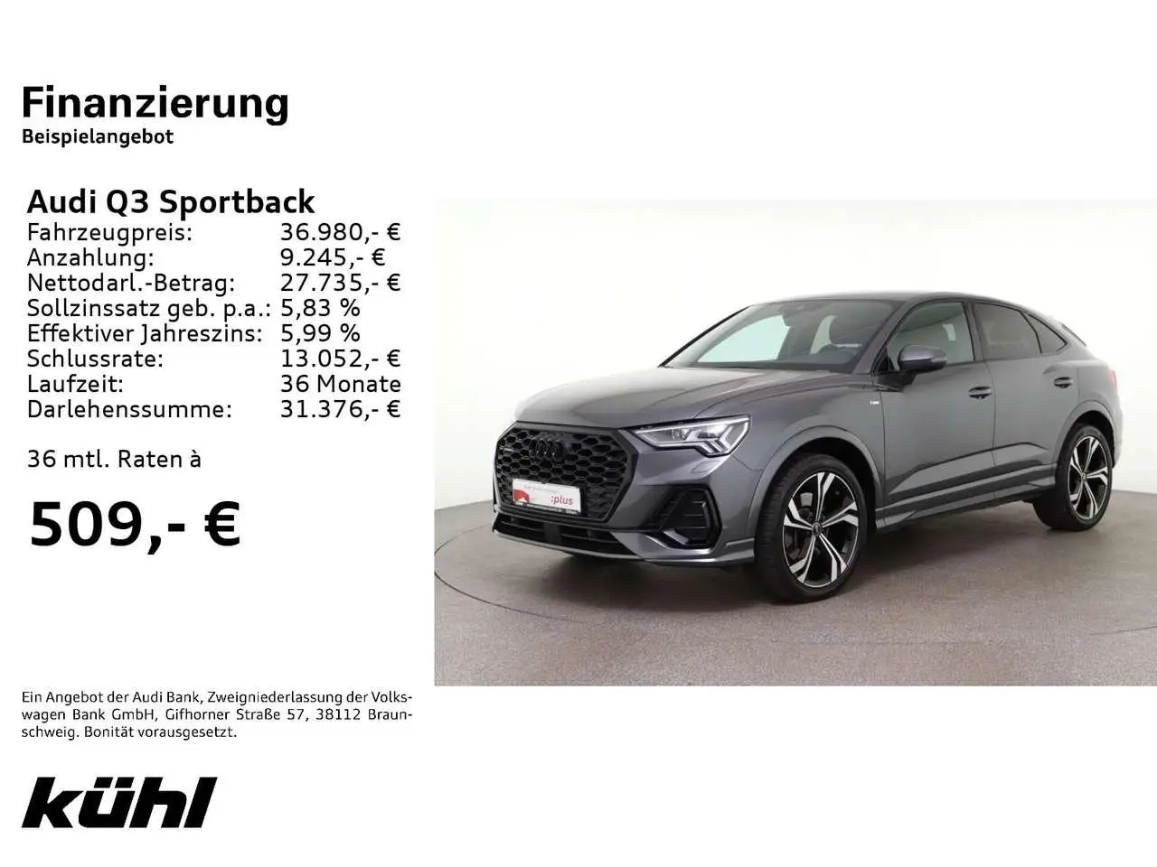 Photo 1 : Audi Q3 2021 Petrol