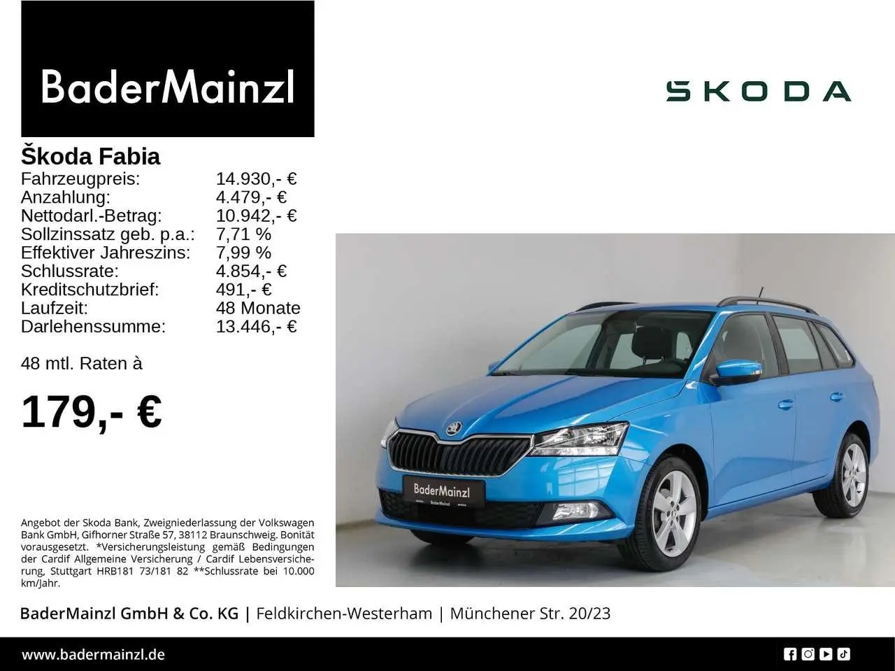 Photo 1 : Skoda Fabia 2020 Petrol