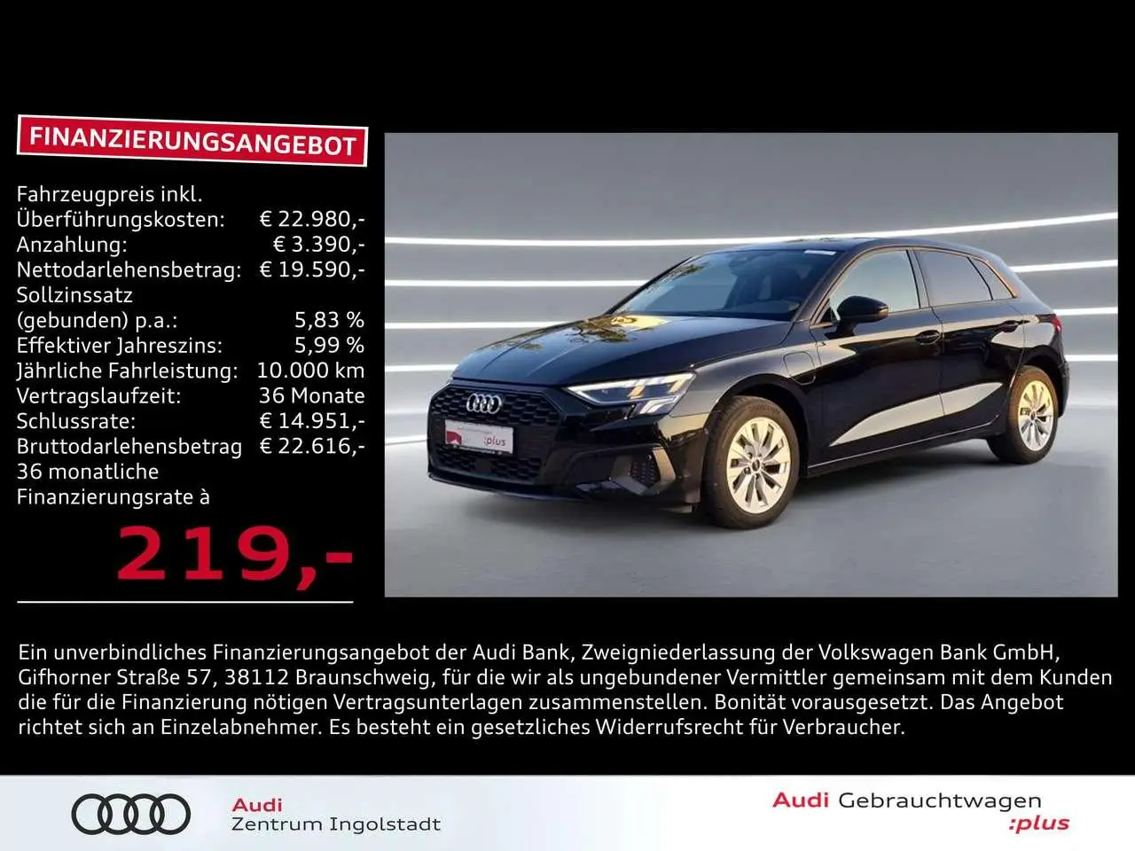 Photo 1 : Audi A3 2022 Hybrid