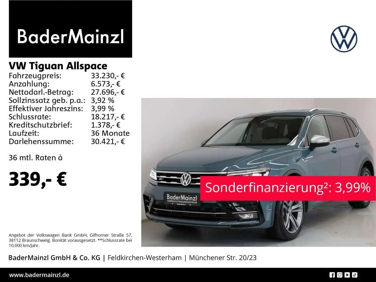 Photo 1 : Volkswagen Tiguan 2021 Diesel