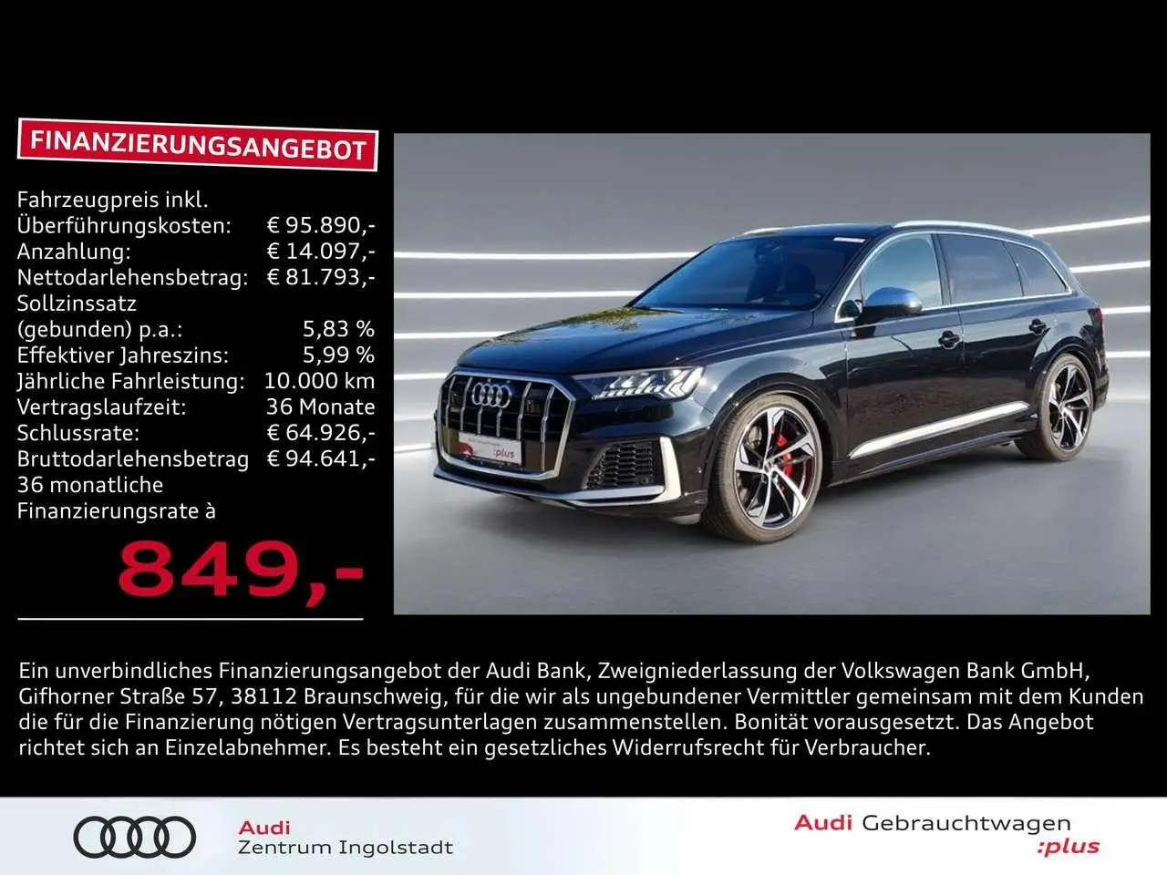 Photo 1 : Audi Sq7 2024 Petrol