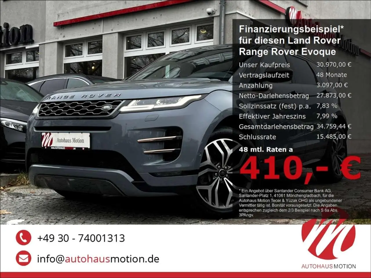 Photo 1 : Land Rover Range Rover Evoque 2019 Diesel