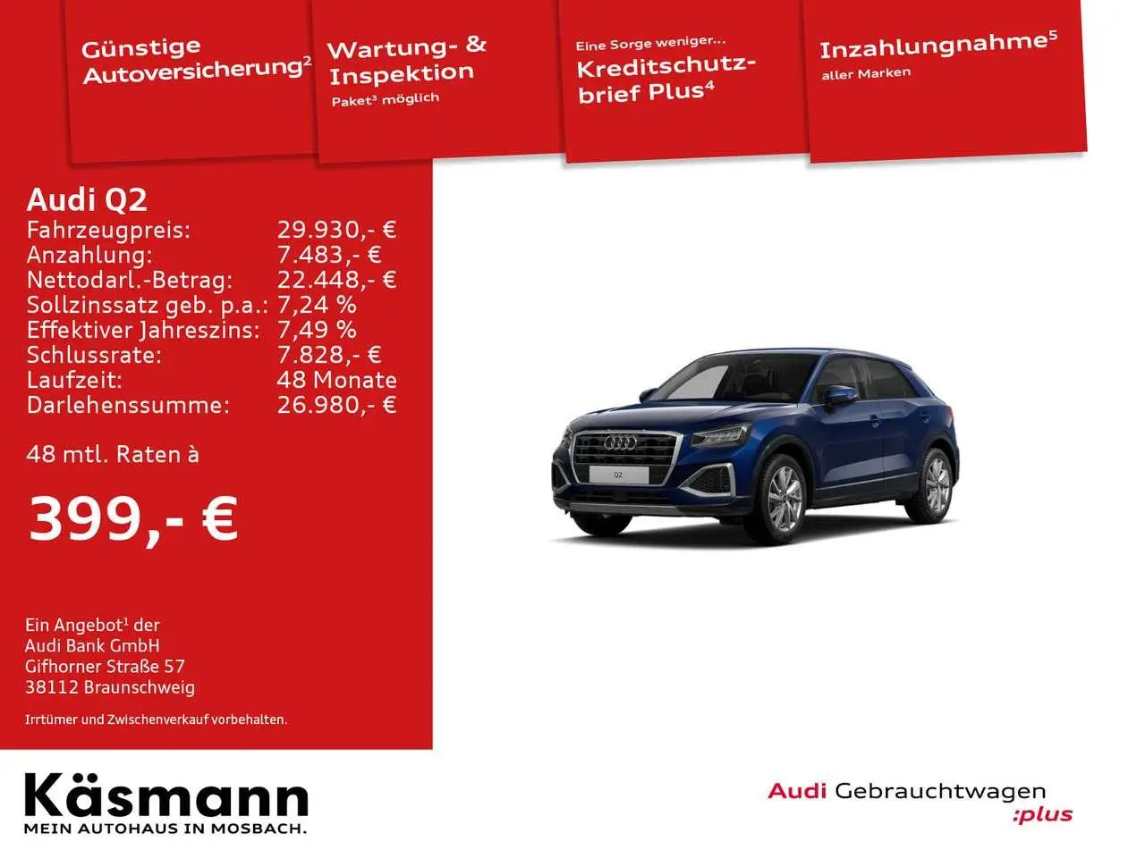 Photo 1 : Audi Q2 2023 Petrol