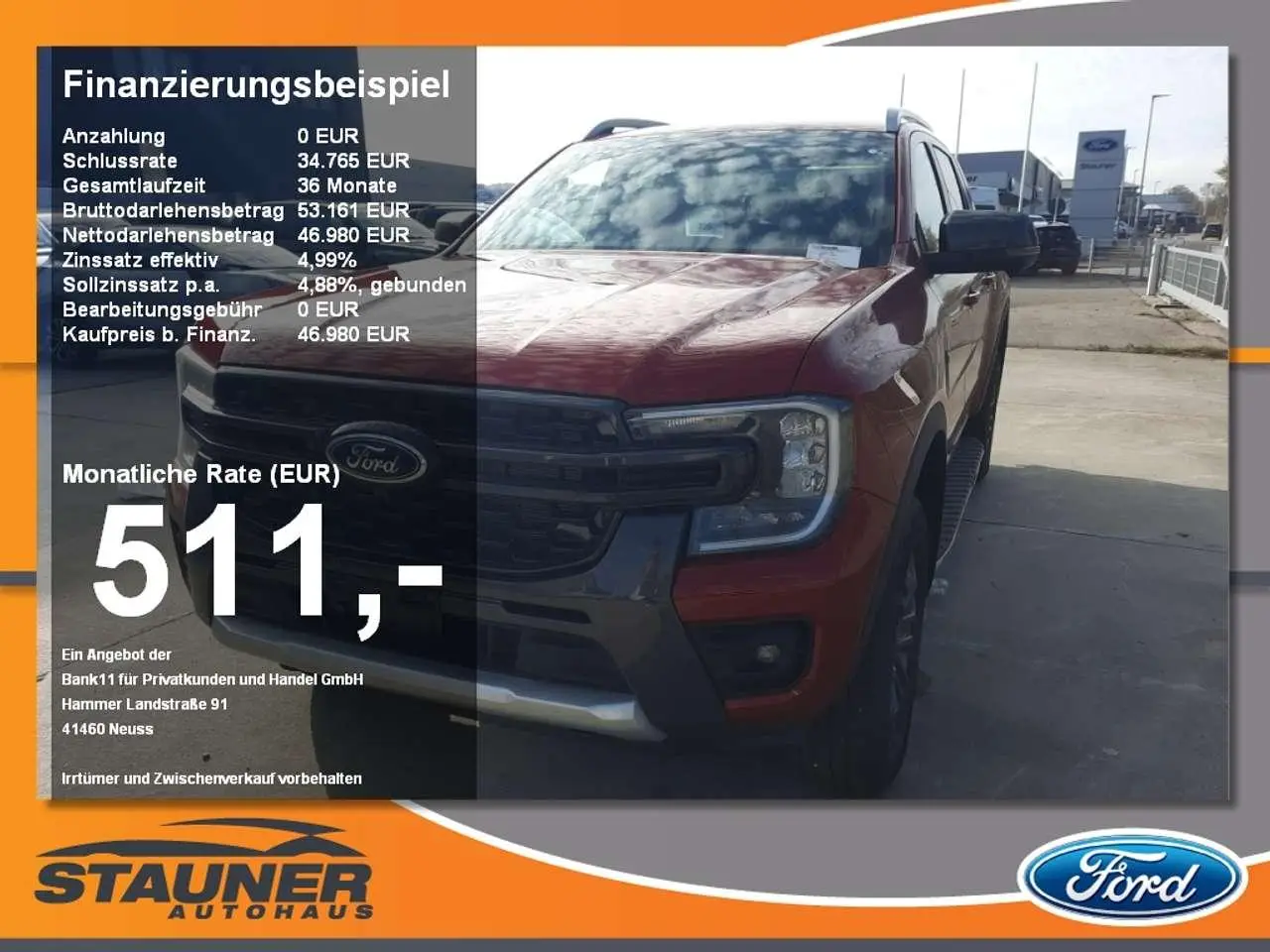 Photo 1 : Ford Ranger 2024 Diesel