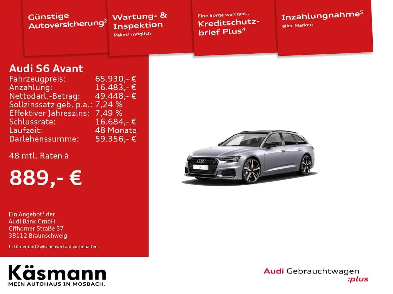 Photo 1 : Audi S6 2021 Diesel