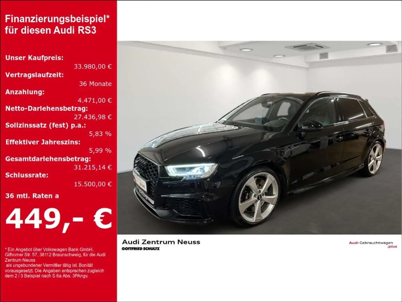 Photo 1 : Audi Rs3 2019 Petrol