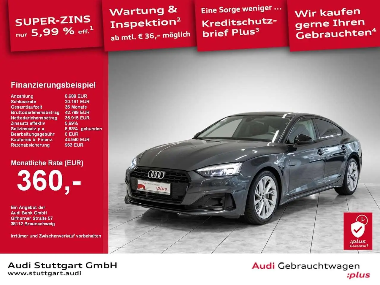 Photo 1 : Audi A5 2024 Diesel