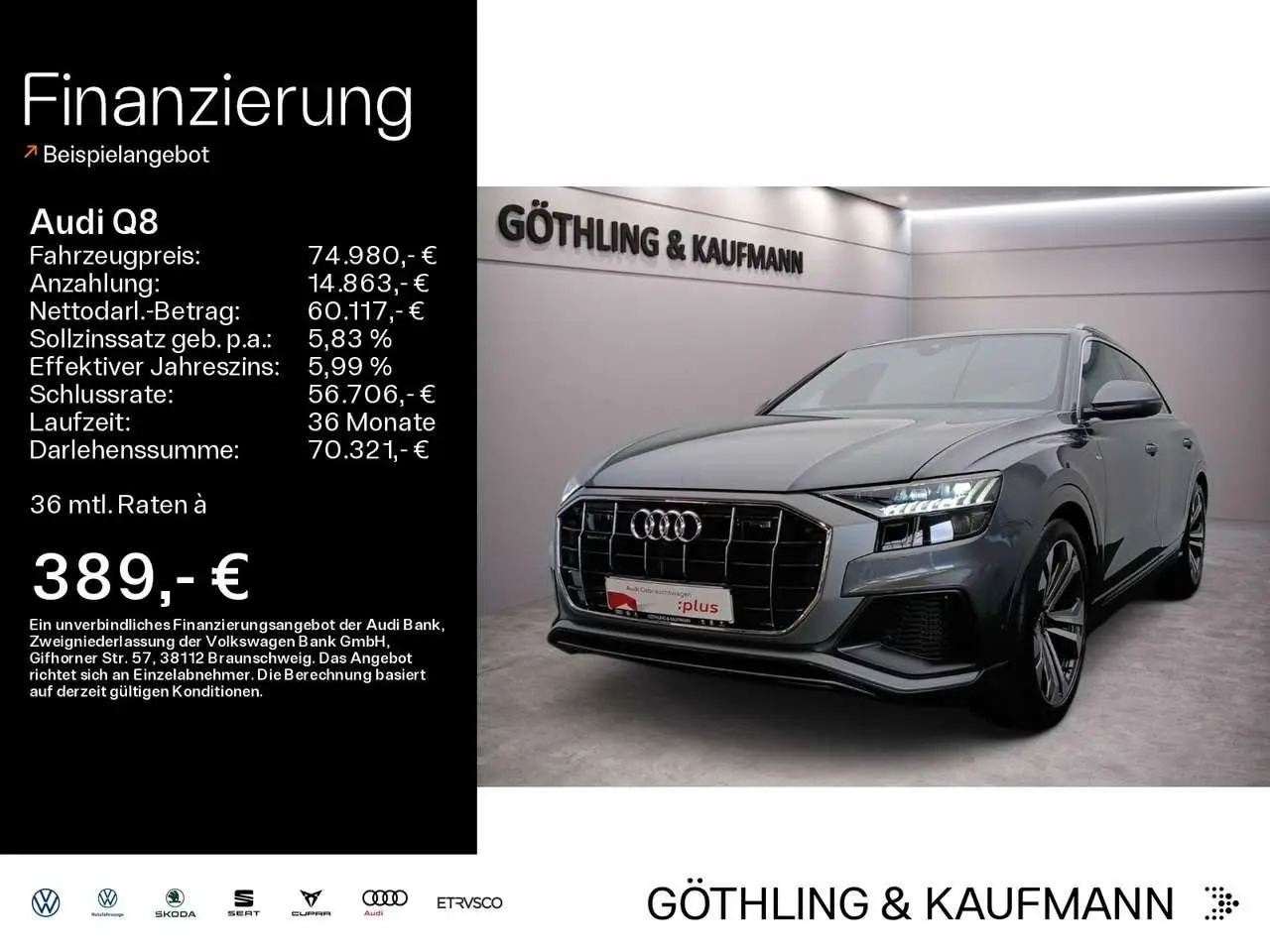 Photo 1 : Audi Q8 2023 Petrol