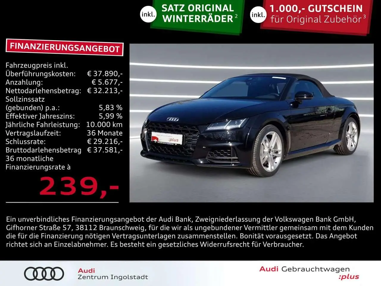 Photo 1 : Audi Tt 2023 Petrol