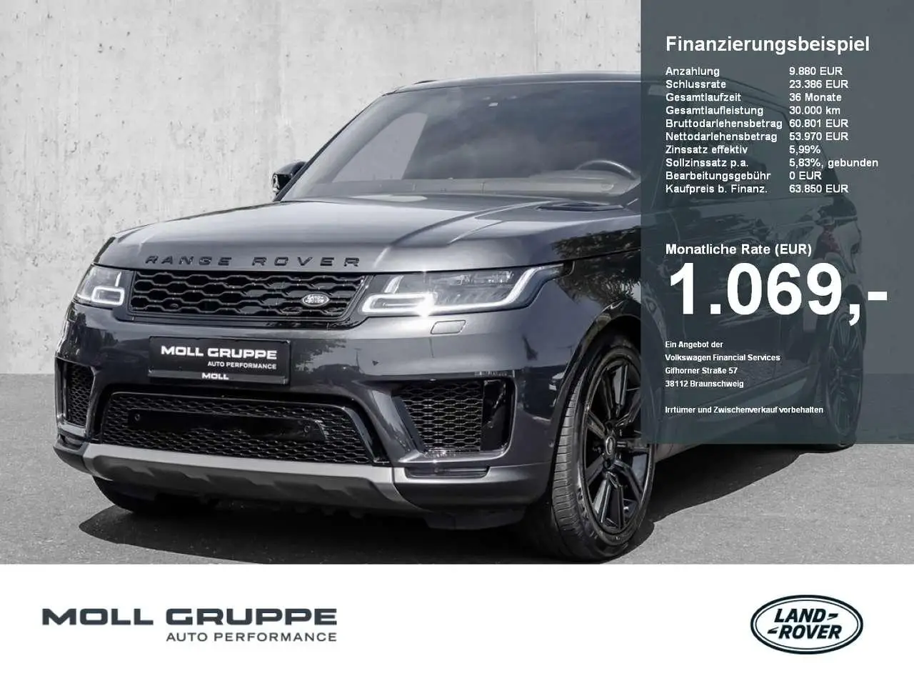 Photo 1 : Land Rover Range Rover Sport 2020 Hybride