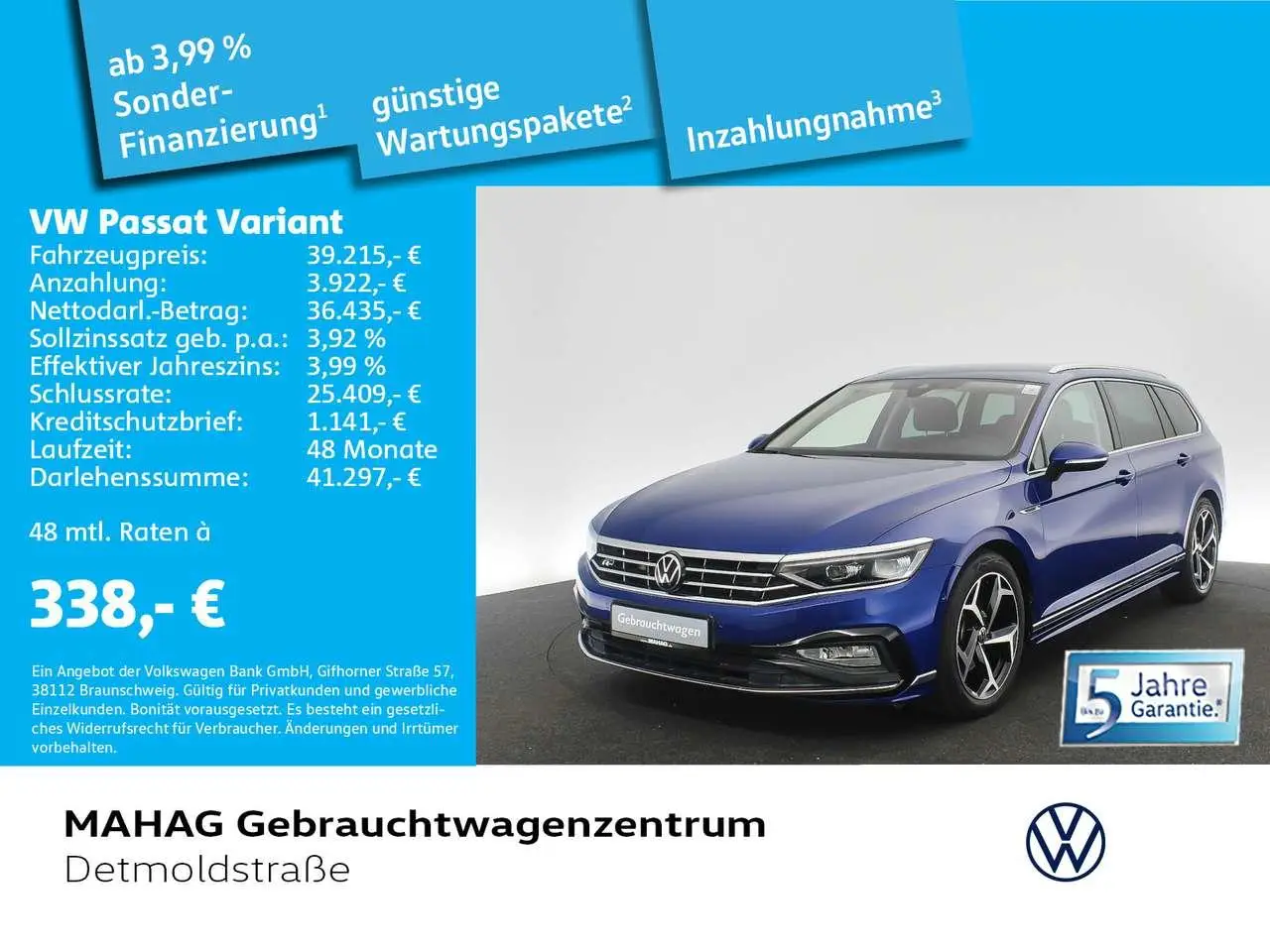 Photo 1 : Volkswagen Passat 2023 Essence