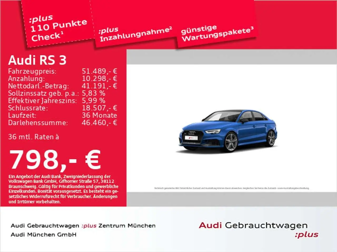 Photo 1 : Audi Rs3 2020 Essence