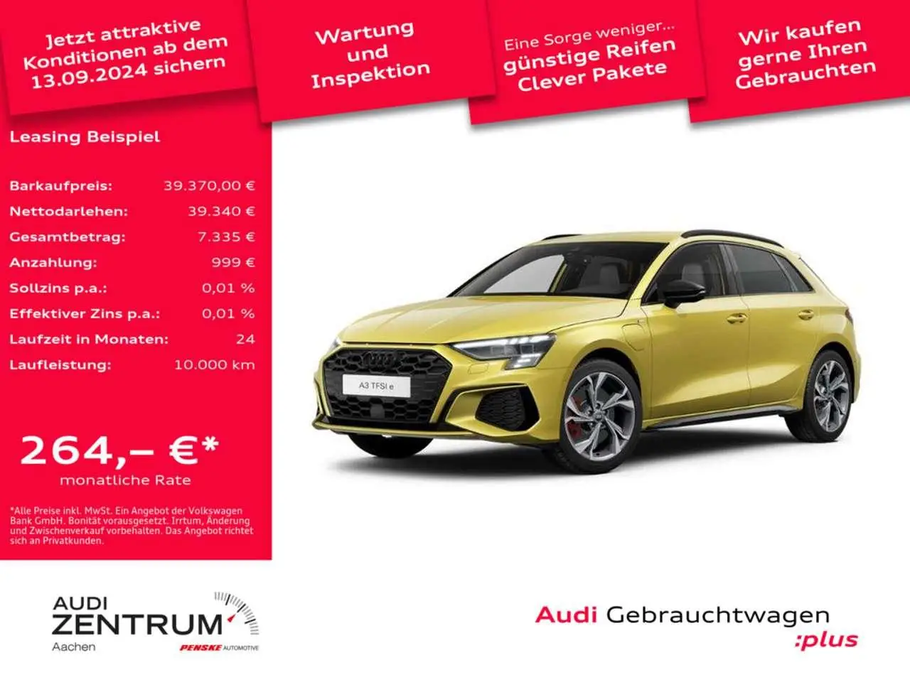 Photo 1 : Audi A3 2023 Hybride