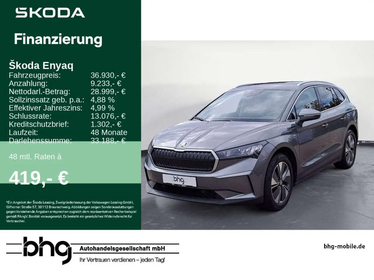 Photo 1 : Skoda Enyaq 2022 Électrique