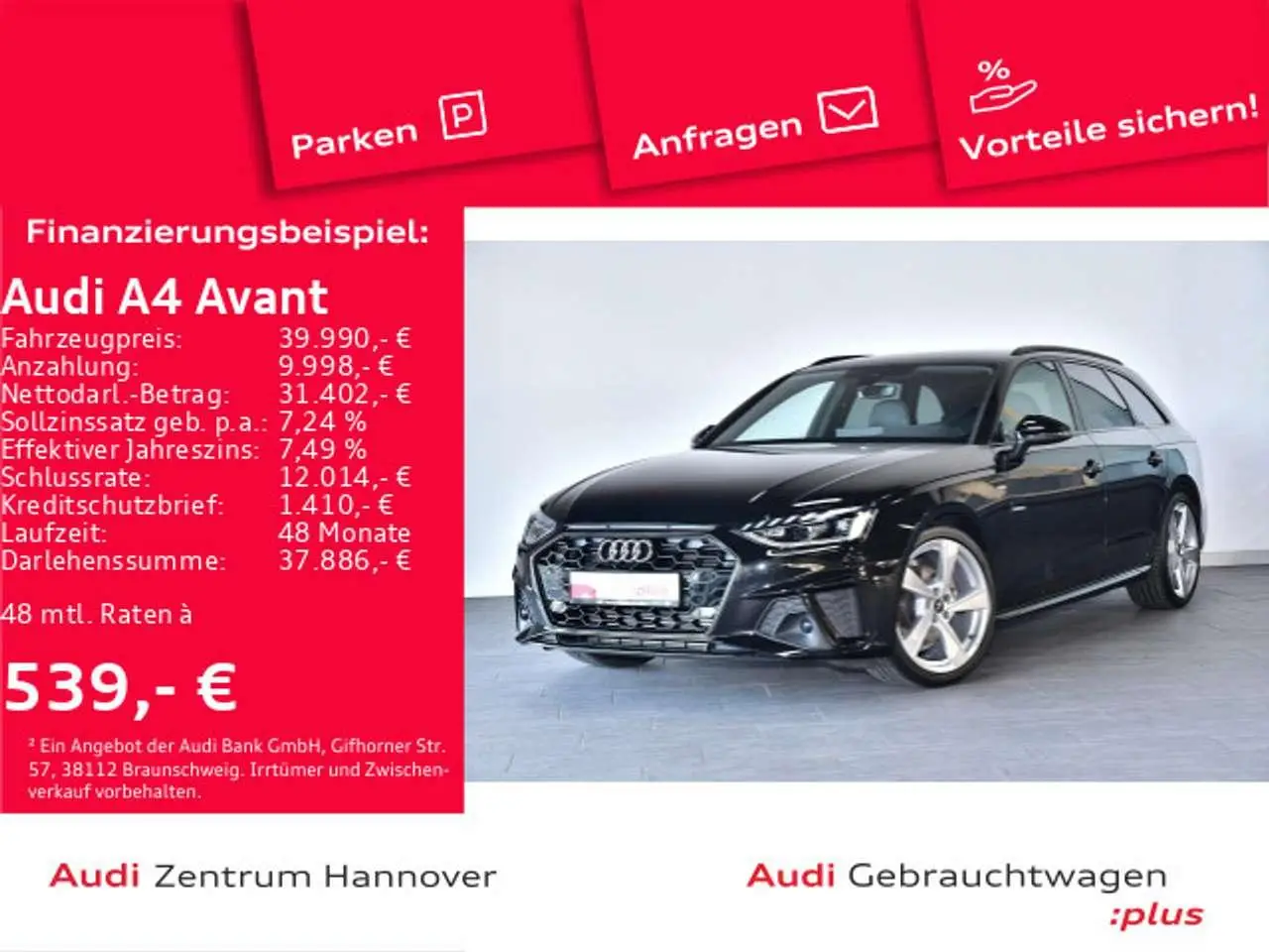 Photo 1 : Audi A4 2023 Essence