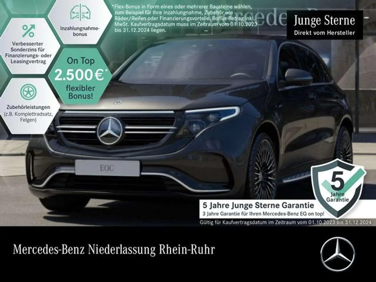 Photo 1 : Mercedes-benz Eqc 2023 Électrique