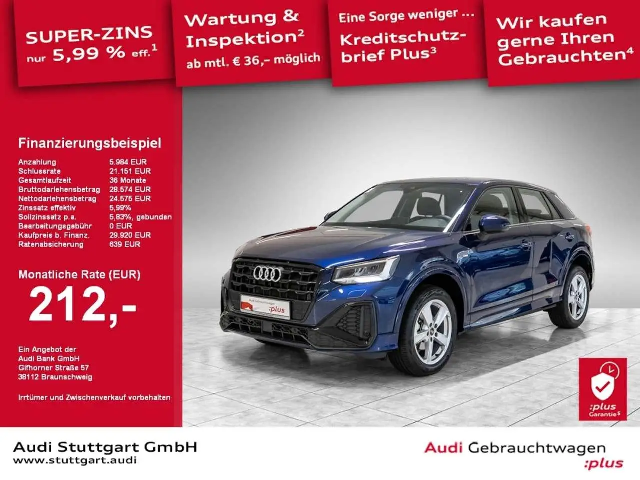 Photo 1 : Audi Q2 2024 Petrol