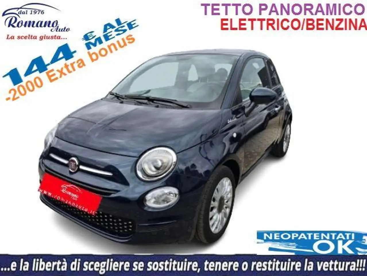 Photo 1 : Fiat 500 2022 Hybride