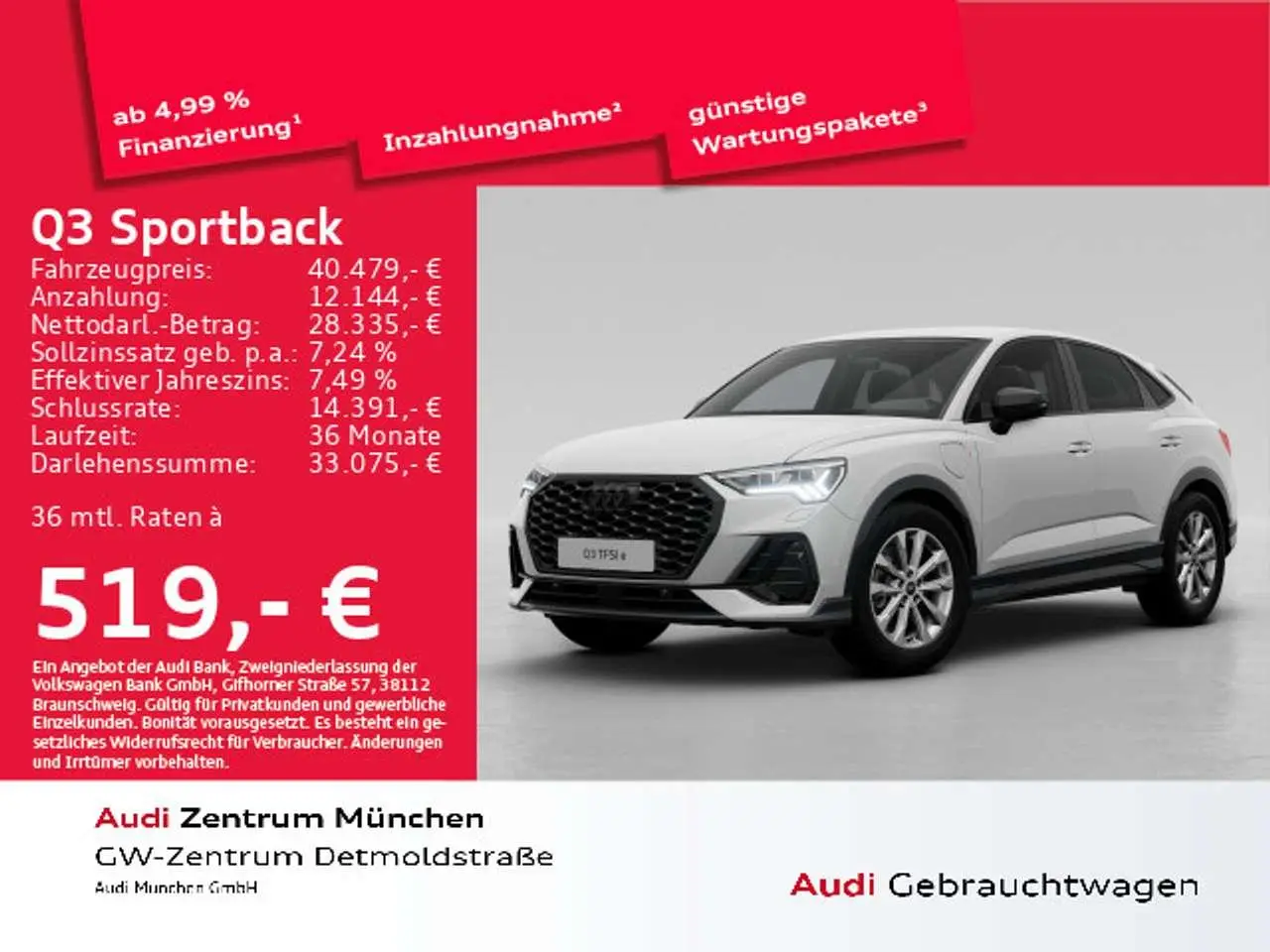 Photo 1 : Audi Q3 2022 Hybrid