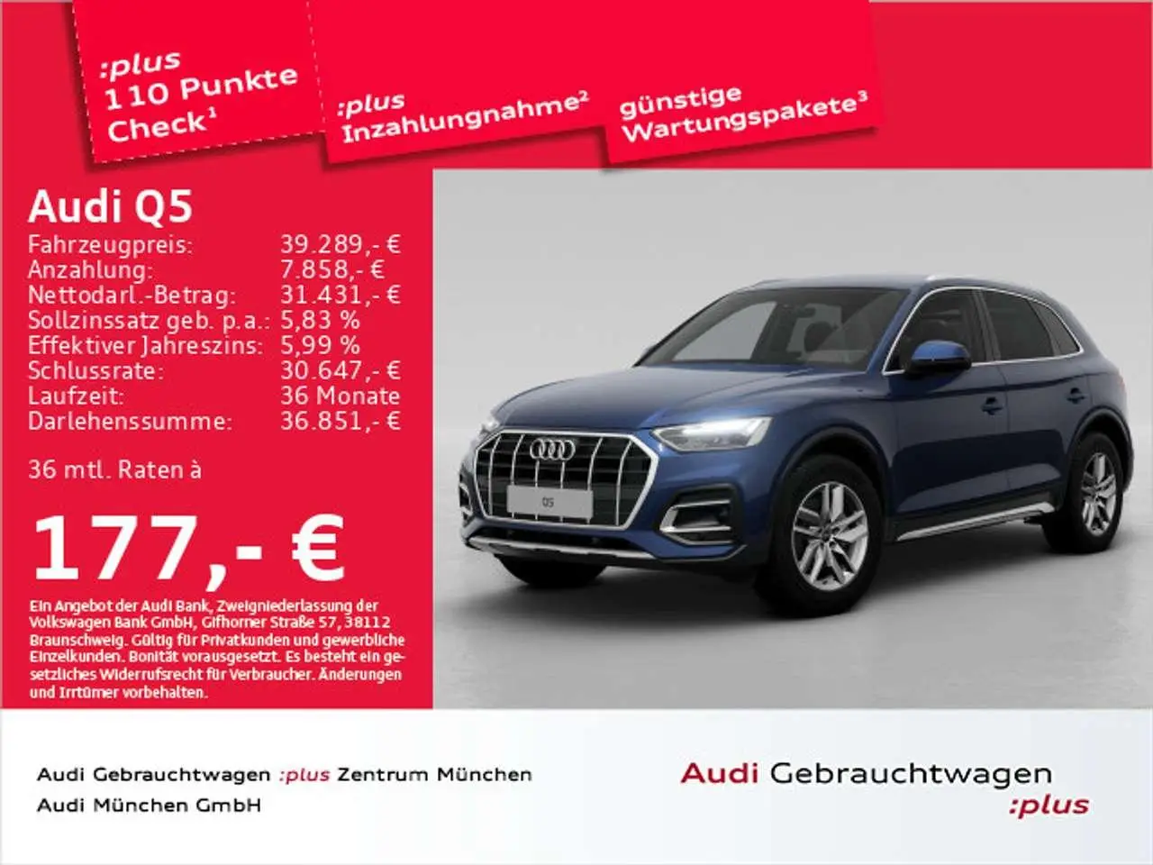 Photo 1 : Audi Q5 2022 Diesel