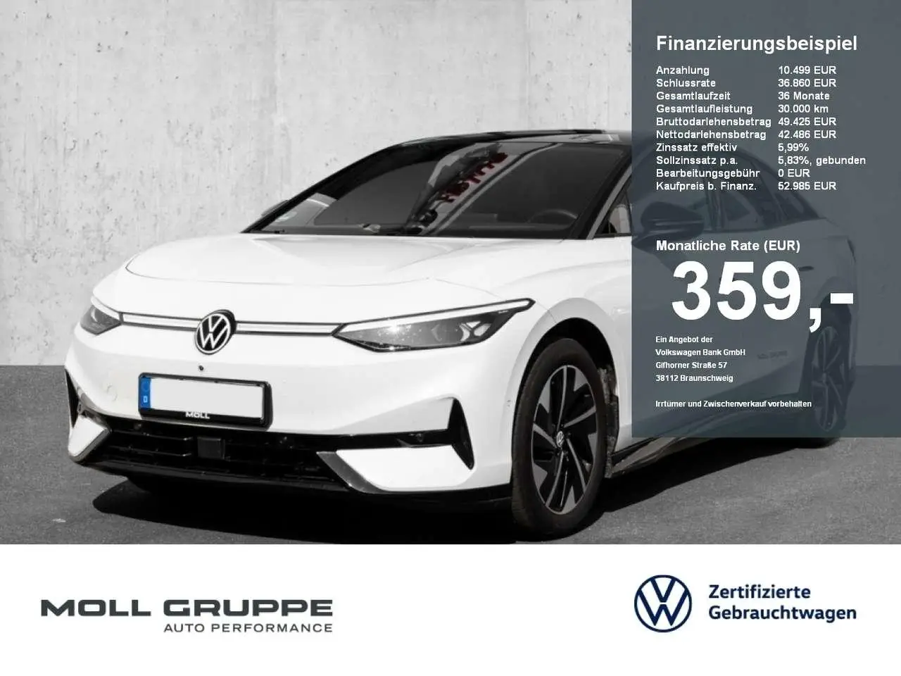 Photo 1 : Volkswagen Id.7 2024 Electric