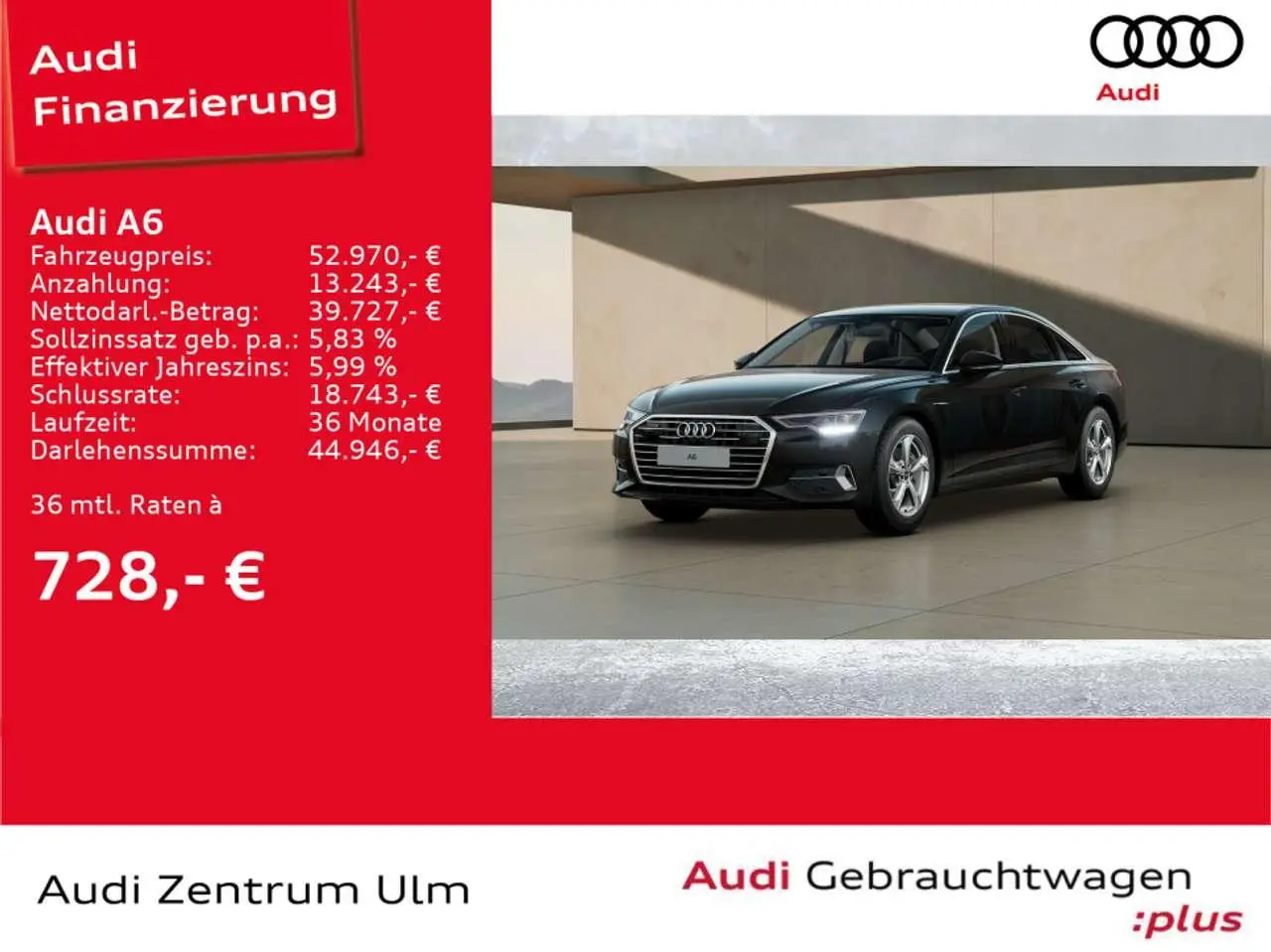 Photo 1 : Audi A6 2023 Essence