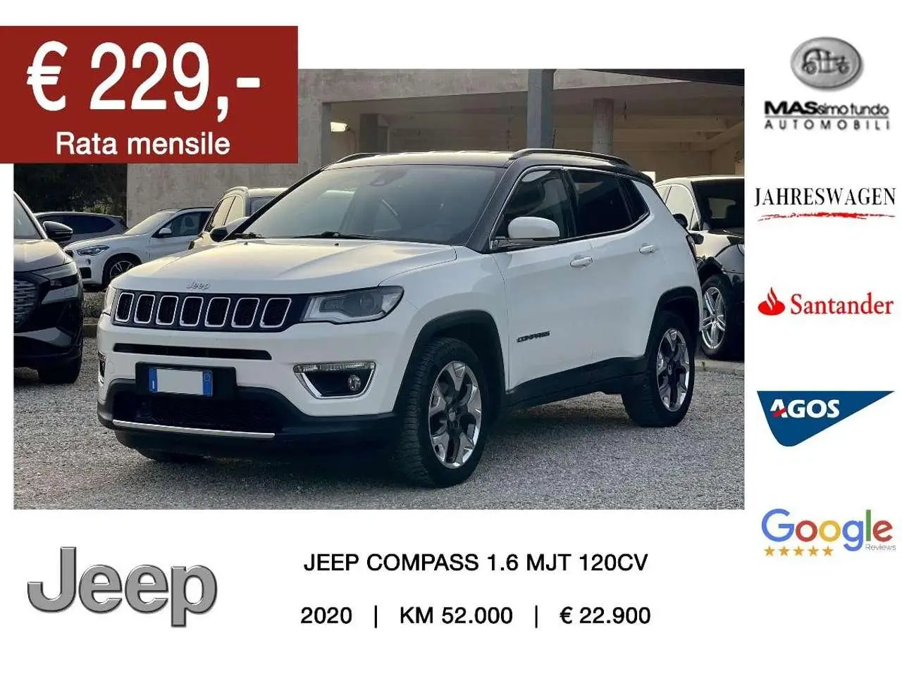 Photo 1 : Jeep Compass 2020 Diesel