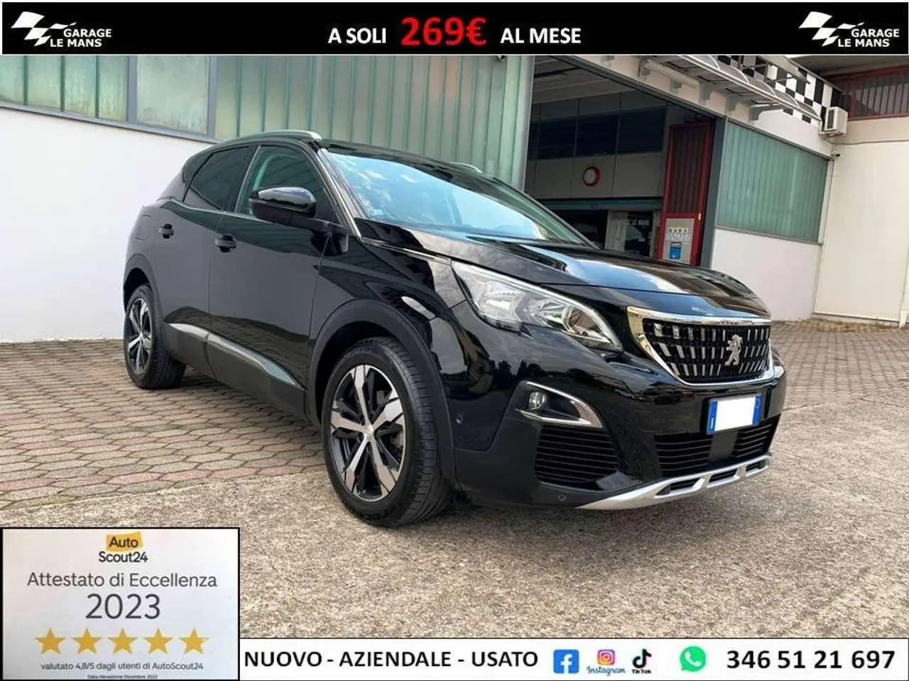 Photo 1 : Peugeot 3008 2019 Diesel