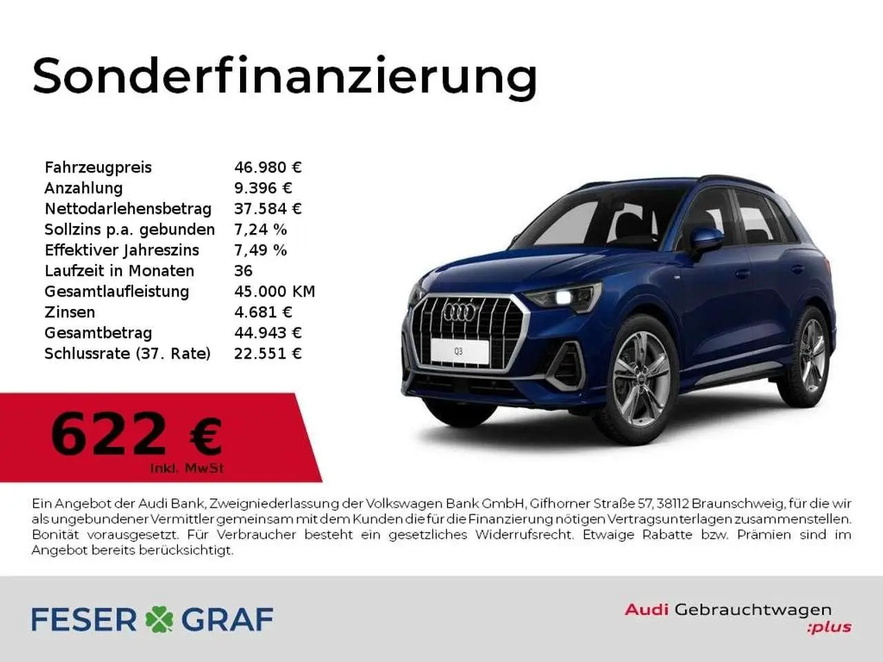 Photo 1 : Audi Q3 2024 Diesel