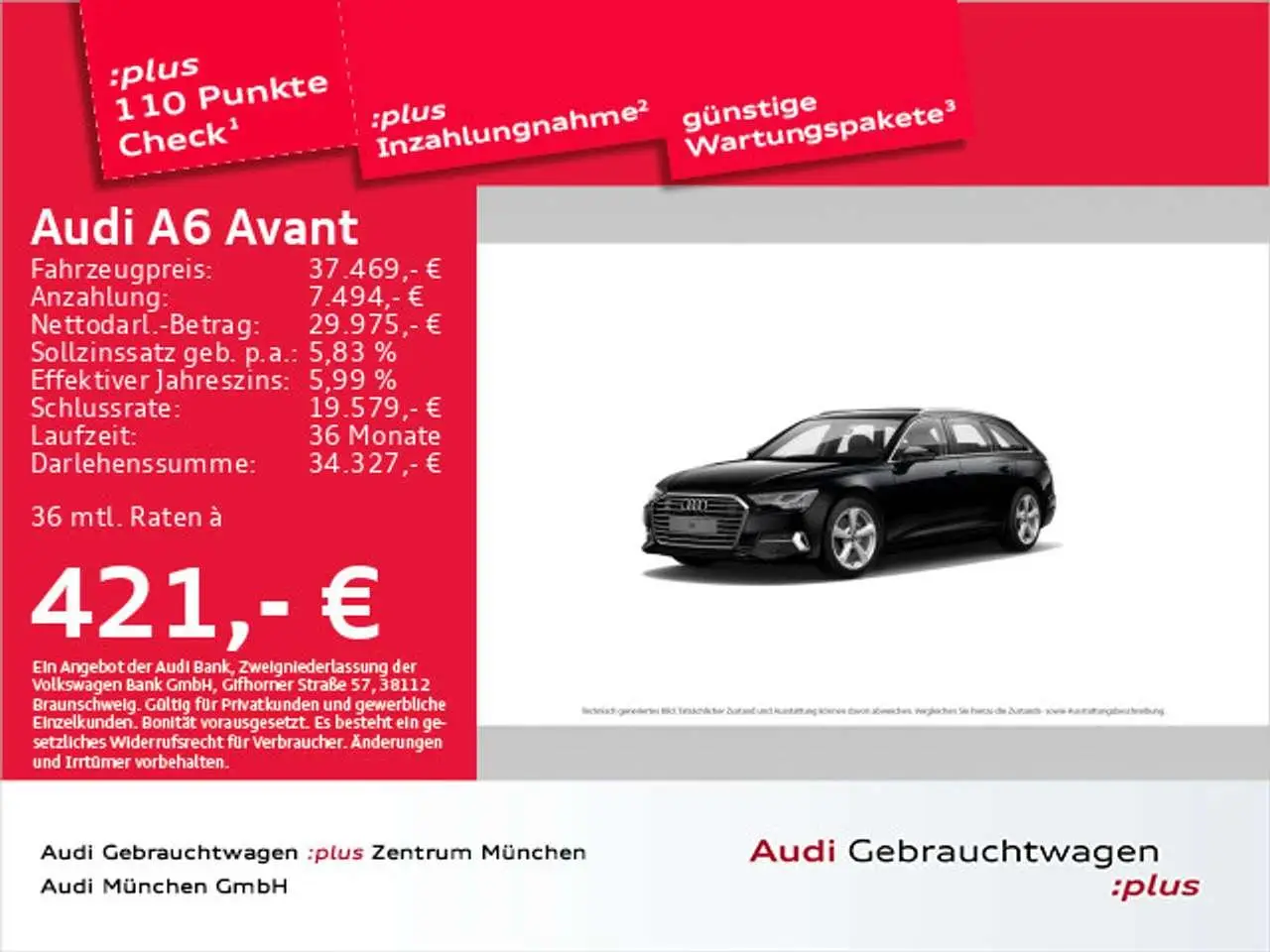 Photo 1 : Audi A6 2020 Diesel