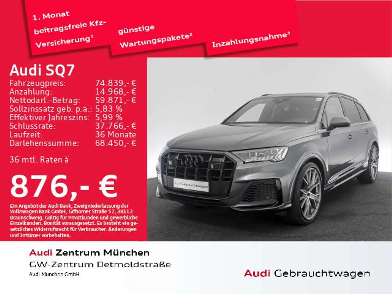 Photo 1 : Audi Sq7 2020 Diesel