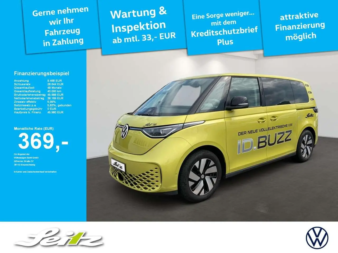 Photo 1 : Volkswagen Id. Buzz 2022 Électrique