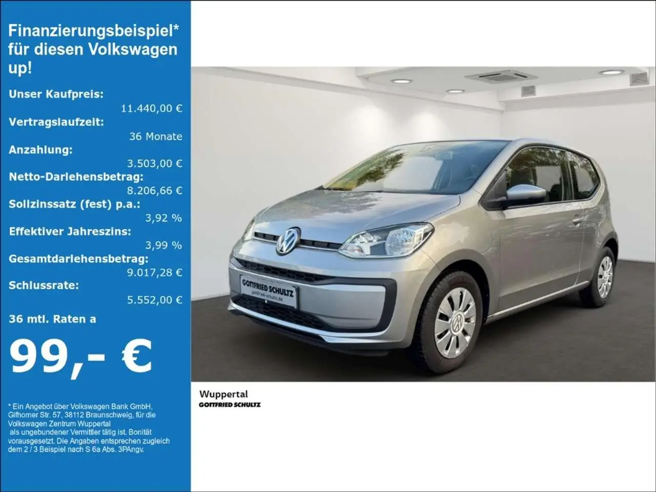 Photo 1 : Volkswagen Up! 2019 Petrol