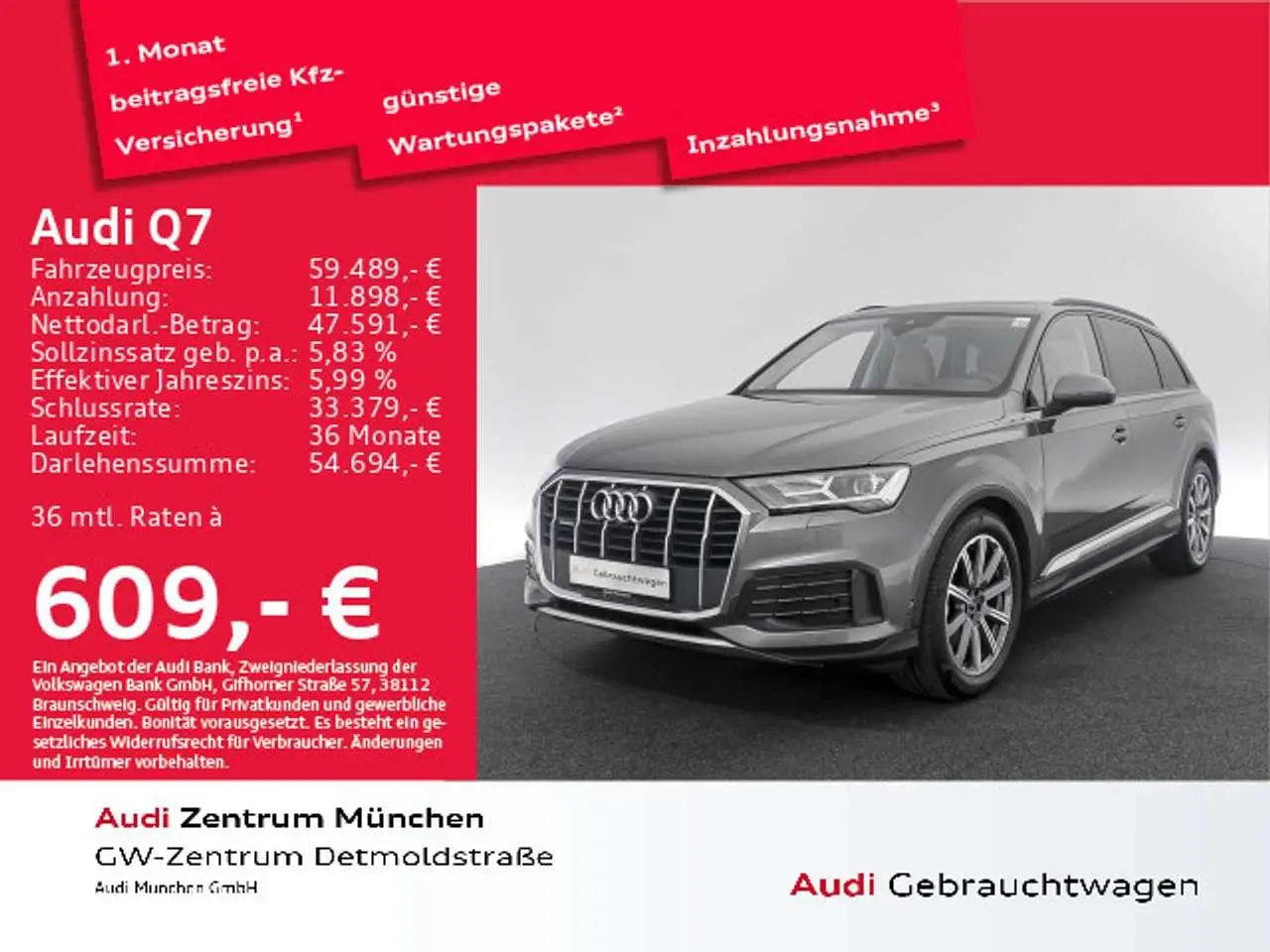 Photo 1 : Audi Q7 2021 Diesel