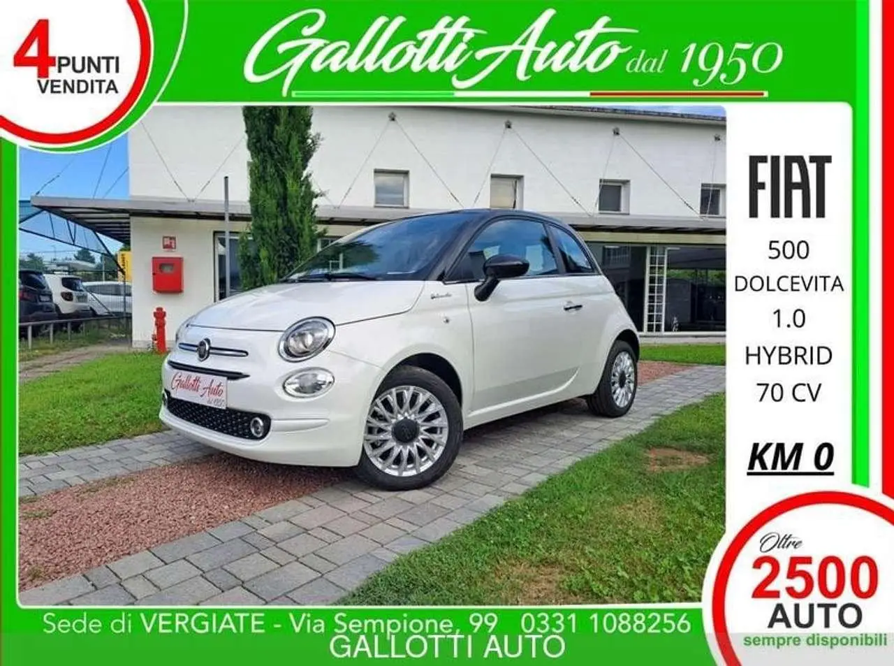 Photo 1 : Fiat 500 2022 Hybrid