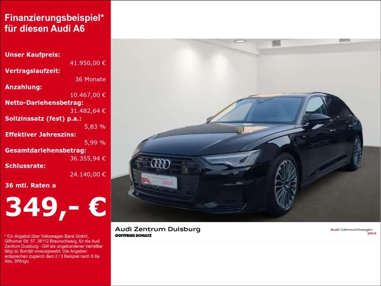 Photo 1 : Audi A6 2021 Hybride