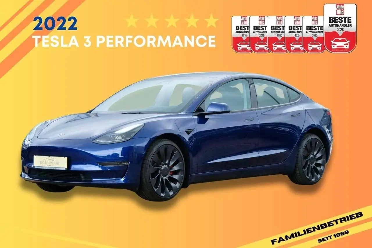 Photo 1 : Tesla Model 3 2022 Électrique